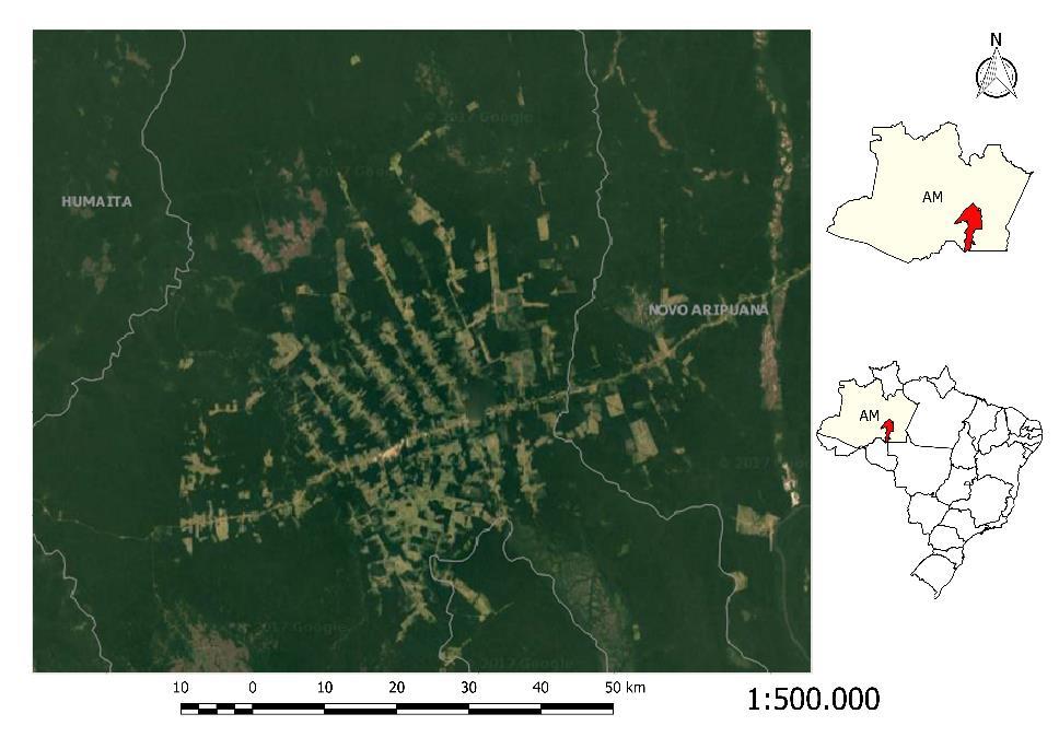 Figura 1 Área de estudo Tabela 1 Coordenadas do Canto da Área de Interessa Ponto E(m) N(m) Canto Superior Direito 726361 9190685 Canto Inferior Esquerdo 610978 9096572 3 PROCEDIMENTO METODOLÓGICO