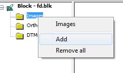Importação de imagens As images poderão ser adicionadas ao projeto diretamente pelo icone Images, localizado na parte esquerda da área de trabalho (figura abaixo), clicando sobre o mesmo com o botão
