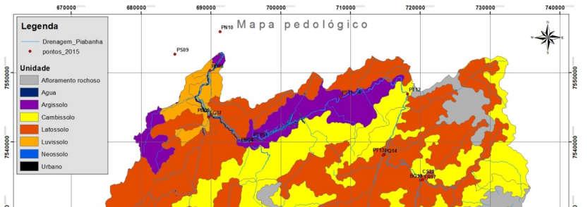 41 Figura 9 - Mapa de solos da bacia do Piabanha. Fonte: Modificado de CPRM, 2000.