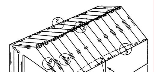 Ação diafragma de cobertura aplicada às construções em pórtico de madeira 71 Figura 7 - Transferência das forças para a fundação (Fonte: ASAE EP 484.