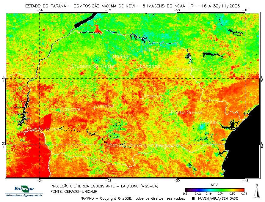 máximas de NDVI.