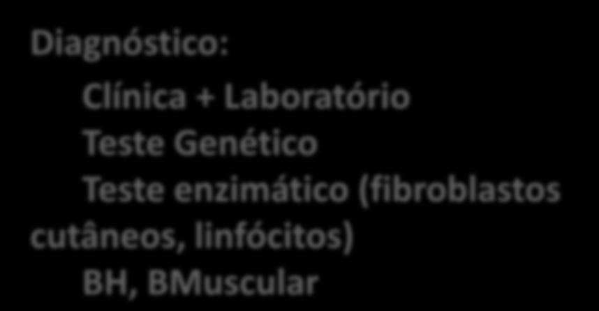 Lactato e Ac Úrico NL Diagnóstico: Clínica + Laboratório Teste