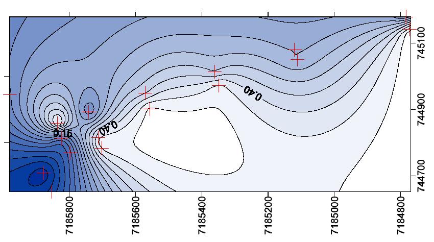 70 Figura 40 Curvas de mesmo coeficiente de correlação linear amostral entre