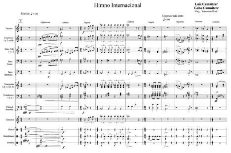 International Anthem, 2016 Instalação sonora/sound installation: 7' Caixas de som tocando o Hino Internacional