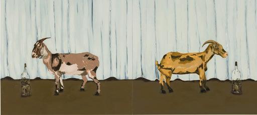 cabra e mala, 2017 Óleo sobre tela/oil on canvas 40 x 50cm
