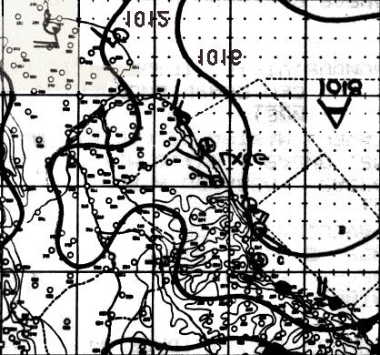 superfície das 12 UTC para