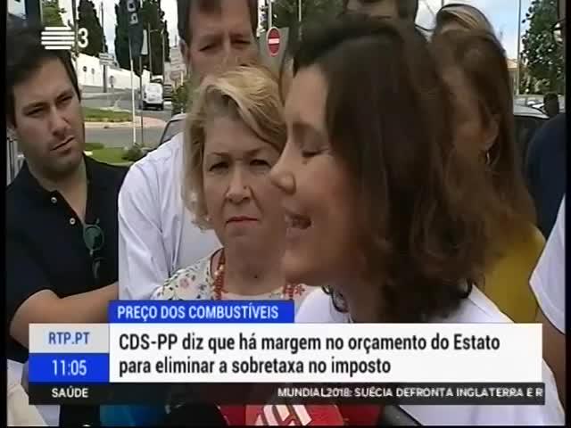 Assunção Cristas participou, esta manhã, na iniciativa do CDS