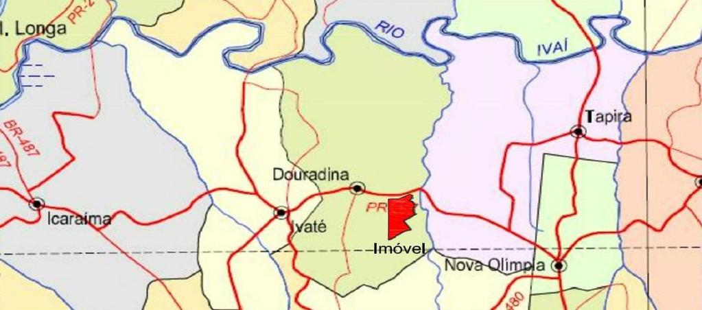 localidade da Gleba 05 do Imóvel Ivaí, pertencente à Comarca de Umuarama, Paraná, conforme mostra a FIGURA 01.