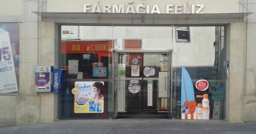 2 A FARMÁCIA FELIZ A Farmácia Feliz (Figura 1) localiza-se na cidade de Mangualde, no distrito de Viseu.