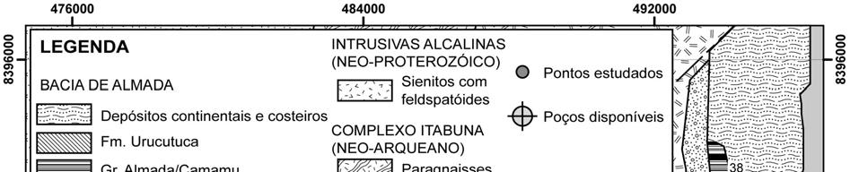 Figura 2 Mapa geológico da Bacia de