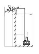 Arejamento com pressão pre aplicada O sistema de arejamento composto por um compressor e um arejador submersivel série TRN-TSURUMI.