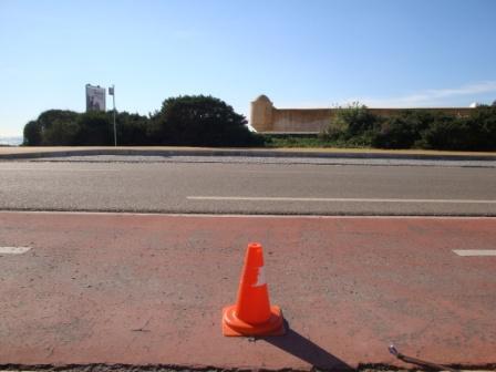 LOCALIZAÇÃO da Base de Calibragem de Cascais Na Ciclovia paralela à N 247, Cascais -