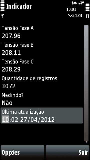 Figura 3 - Valores de Tensão em tempo real Figura 4 - DRP e DRC calculados em tempo real A possibilidade de monitoramento contínuo dos alimentadores implica diretamente na