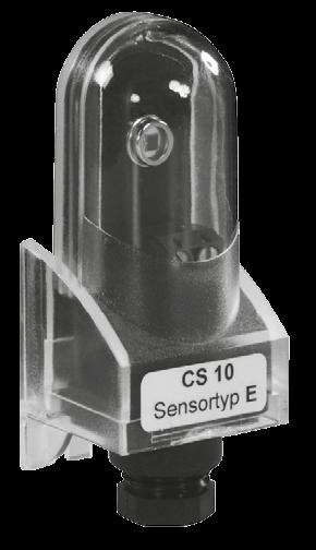O sensor integrado calcula a temperatura ambiente. FVH N.