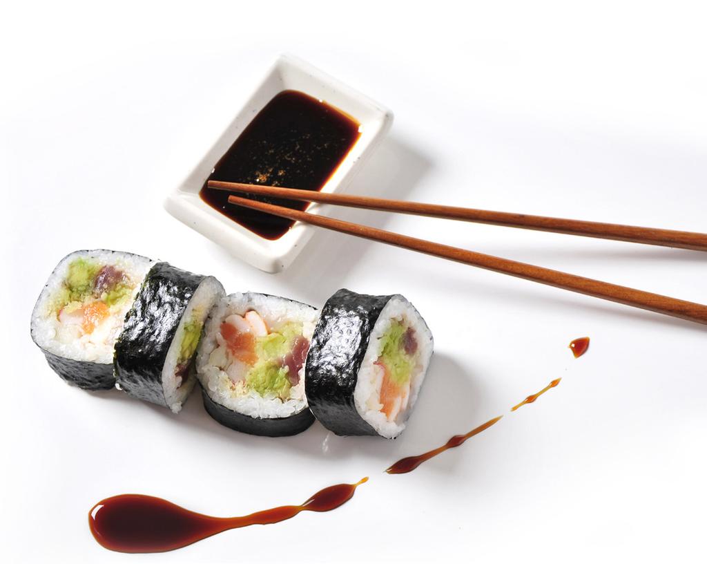SASHIMI MORIAWASE Mix de sashimi sobre o gelo 30 unidades Sashimi mix on ice. 30 units 28,00 CHIRASHI Taça de arroz envolvido com mix de sashimi. 20 unidades Bowl of sushi rice with sashimi.