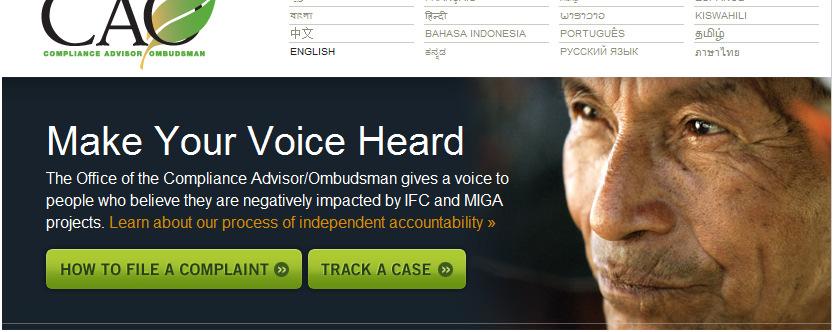 Mais informação Assessor em Observância Ombudsman para IFC & MIGA 2121 Pennsylvania Avenue