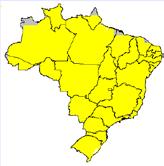 Nas Figura 1 a 4 são apresentados os resultados obtidos para a distribuição espacial da ferrugem do cafeeiro para o Brasil nos meses de janeiro a dezembro, para a condição atual e para as décadas de