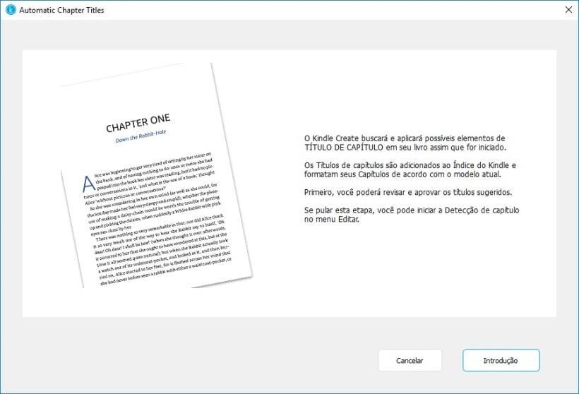 A conversão otimiza fontes, espaçamento entre linhas, margens, recuos e outras características tipográficas para melhorar a leitura em dispositivos eletrônicos.