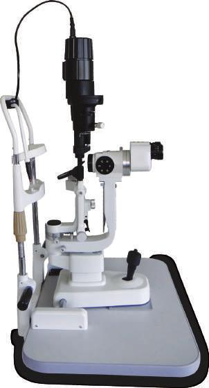 Equipamentos MM-505A Lâmpada de Fenda Equipamento utilizado para diagnosticar problemas de saúde ocular, tais como os estados alterados da córnea, íris, cristalino, entre outros.