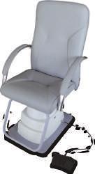 Elevação da altura da cadeira de 540 ~ 700 mm Forração em couro sintético preto ou cinza Base com pintura epóxi Estofada com espuma injetada Voltagem L 650 x H 1200 x