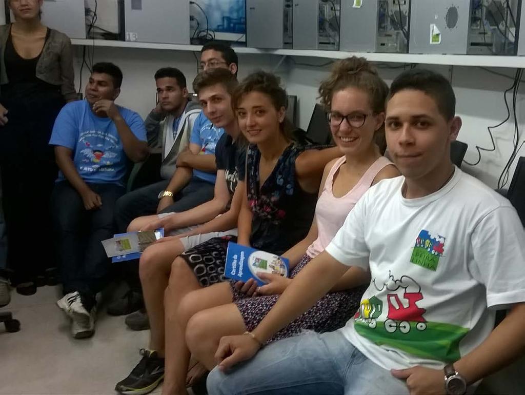 Os alunos, que têm entre 19 e 22 anos, vieram para o Brasil com o objetivo de fazer um intercâmbio de ideias e conhecer as atividades desenvolvidas pela Pia Sociedade de Pe. Nicola Mazza no país.