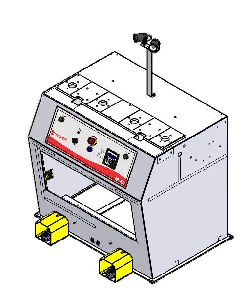 Montagem da estrutura 0 Chave seccionadora LB Suporte da luminária Calha x x 00mm Calha Plástica x 0mm Prensa cabo IP PC rosca gas /" Plug Canon /" fêmea 0 Calha x x mm Base para pedal de acionamento