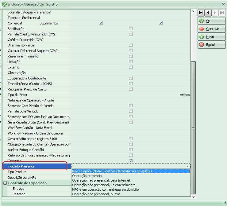 2) Validações de Contribuinte Campo preenchido pelo sistema diretamente no XML de acordo com a classificação abaixo: 1=Contribuinte ICMS (informar a IE do destinatário); 2=Contribuinte isento de