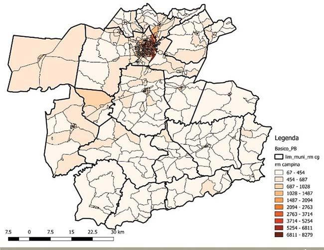 Cartográfica do IBGE (2010b) e de dados do censo de 2010 (IBGE,