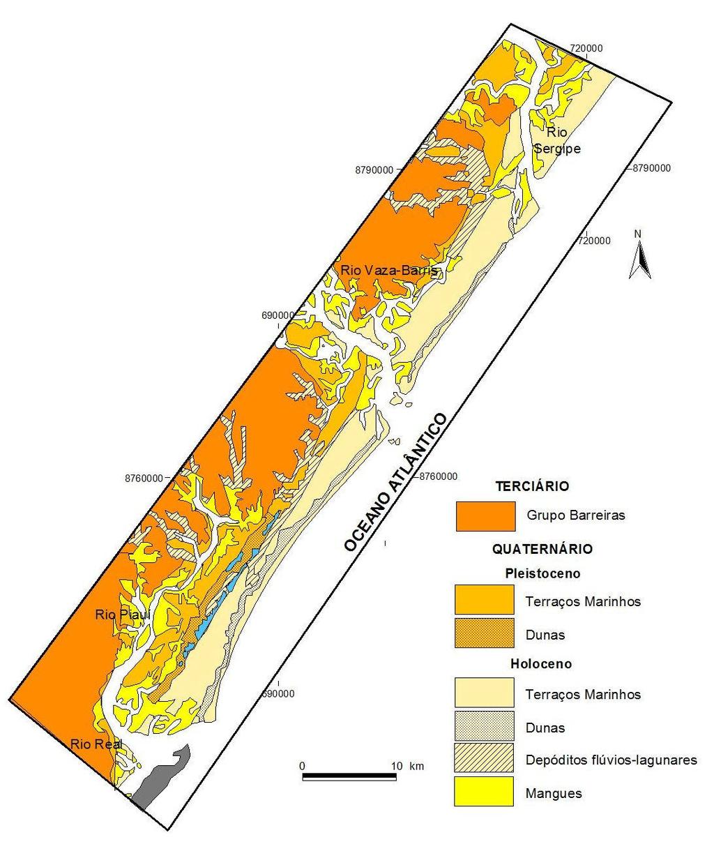 CARACTERIZAÇÃO DA ÁREA DE ESTUDO Figura 05 Mapa Geológico-Geomorfológico