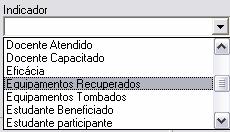 Figura 31. Aba Metas Programa 18. Pressionar <Novo> (Figura 31) para a criação de Indicador e Meta (Figura 32); Figura 32. Indicador e Meta 19.