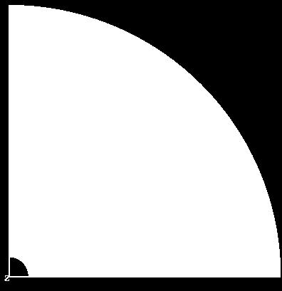 Abaqus. Devido à simetria do problema foi considerado somente ¼ do poço.