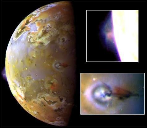 A causa: forças de maré causadas por Júpiter, Europa e Ganimedes.