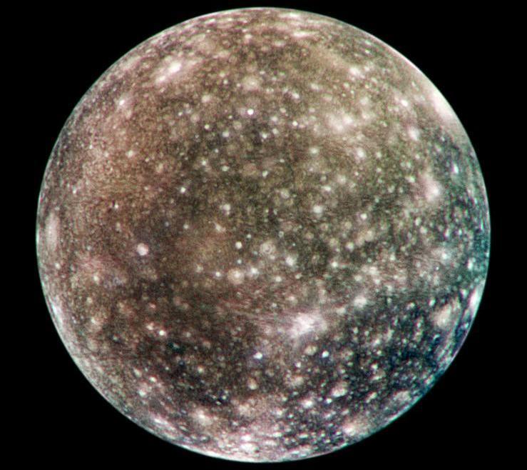Júpiter - Calisto Calisto é a lua galileana mais distante do planeta.