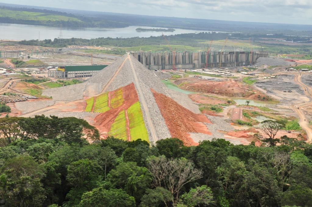 Sítio Belo Monte Obras Civis Rio Xingu El. 100,00 El.