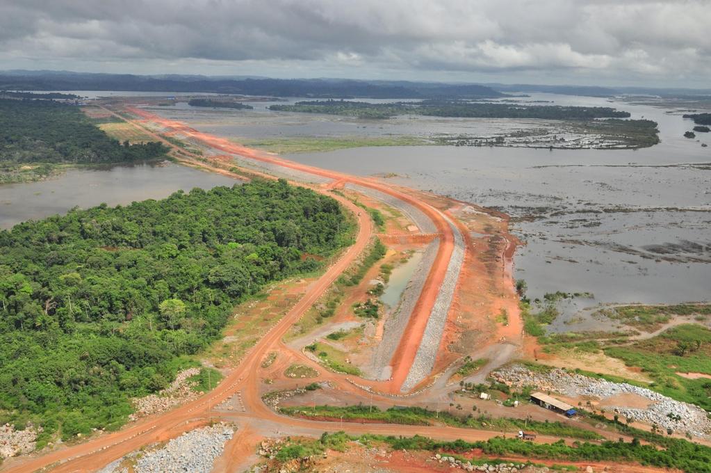 Sítio Pimental Obras Civis UHE Pimental Ilha do Meio Ilha