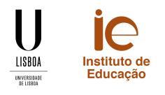Edição Instituto de Educação da Universidade de Lisboa Julho de 2016 Contactos Alameda da Universidade, Cidade