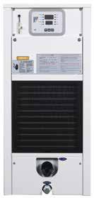 O sistema de resfriamento é composto por uma unidade de refrigeração (trocador de calor ar-fluído), que promove a circulação de líquido de arrefecimento na