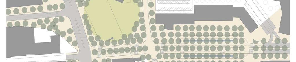 REESTRUTURAÇÃO DA REDE VIÁRIA E ESTACIONAMENTO Proposta Aumento das áreas pedonais Mais arborização Reorganização do estacionamento