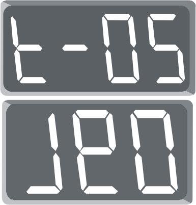 No nível de programação 1 os parâmetros são exibidos em seus respectivos display conforme sua função.