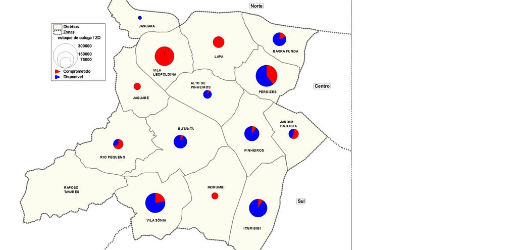 ZONA OESTE 4 ALTO DE NHEIROS 45.00 3.879,65 41.120,35 BARRA FUNDA 100.00 18.695,27 81.304,73 BUTANTÃ 100.00 7.431,52 92.568,48 ITAIM BIBI 170.00 14.978,00 155.022,00 JAGUARA 10.00 7,42 9.