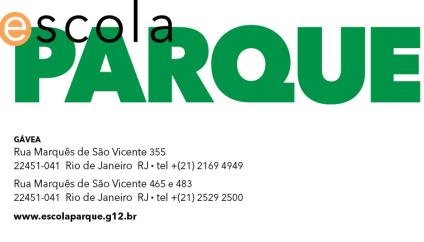 HORÁRIO EXTENSO Educação Infantil G3 e G4 Gávea ENTRADA E SAÍDA: - Os alunos podem ser deixados, no platô, para se encaminhar às atividades junto com professores e equipe do Horário Extenso; - Para