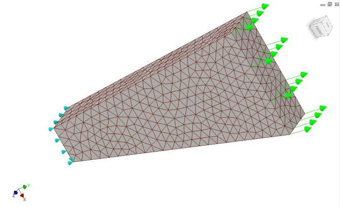 Simulações numéricas de estruturas com trincas de superfícies 3 RESULTADOS As análises de elementos finitos foram realizadas no programa Autodesk Nastran In-CAD (Nastran, 2004).