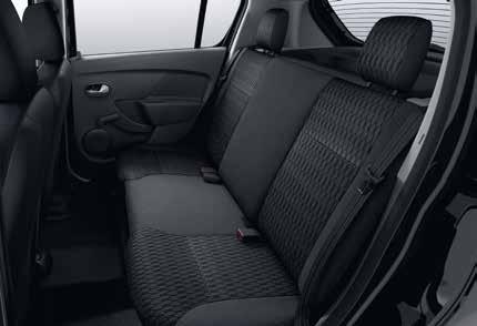 Conforto em cada detalhe Com espaço interno inteligente e ergonômico, o Renault Sandero