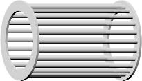 O rotor do motor de indução tipo gaiola é constituído de barras