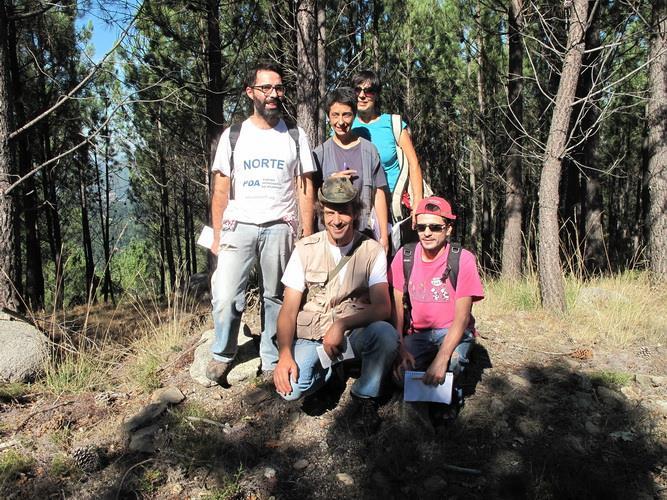 equipa de trabalho Equipa de monitorização Ana Mineiro, Francisco Ruas, Isabel Ribeiro Equipa de voluntários Colaboraram nas ações de monitorização nas áreas de Arouca (António Carlos Evaristo e Nuno