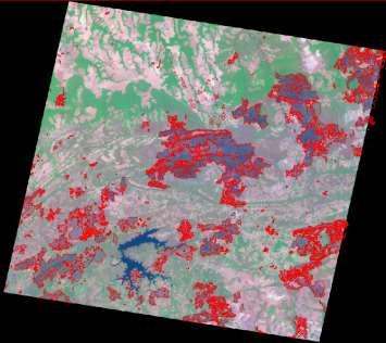 Polígonos de áreas queimadas TM-Landsat órbita/ponto: 226/70 Mato