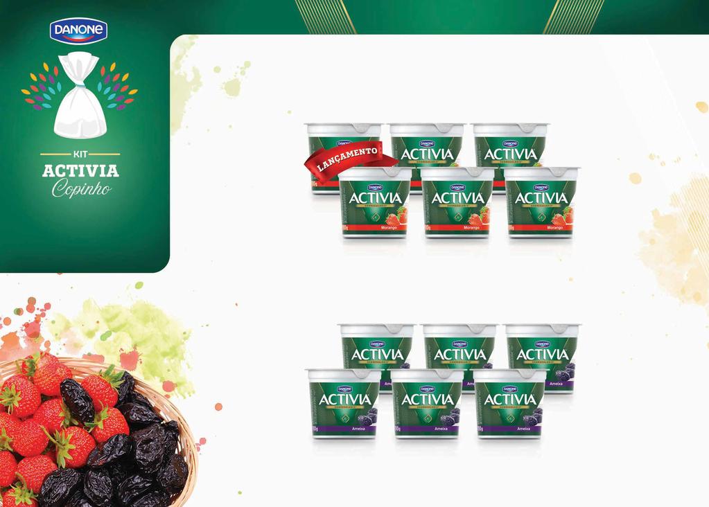 este kit contém 12 unidades 6 ACTIVIA Polpa