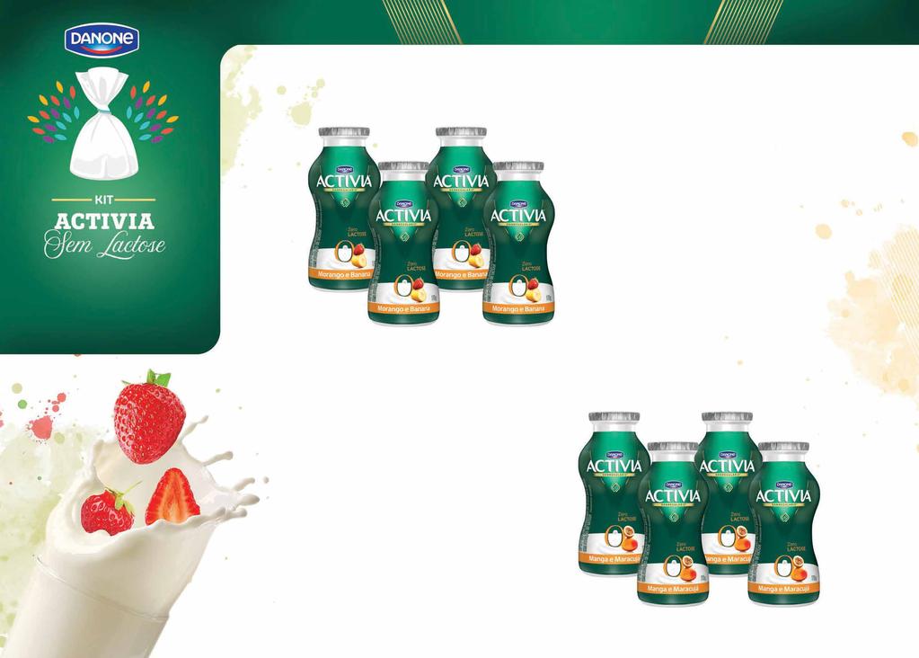 este kit contém 8 unidades 1211 4 ACTIVIA Líquido Sem Lactose manga +