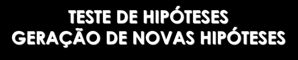 NOVAS HIPÓTESES