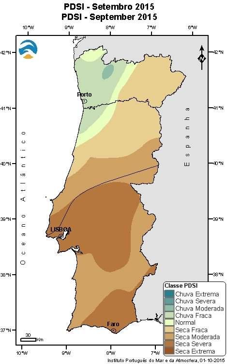 Figura 5 - Distribuição espacial do índice de